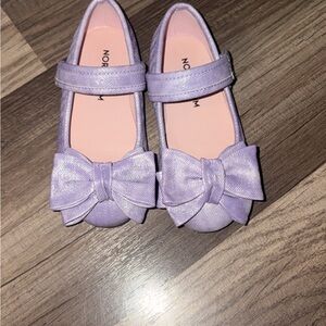 Nordstrom Kids Lavender Bow Dress Shoes